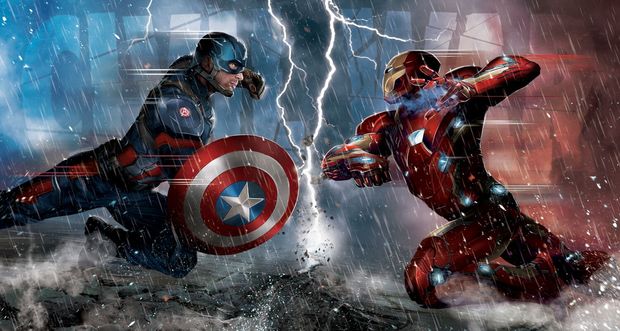 Captain America Civil War, 3 concept arts con los bandos confirmados