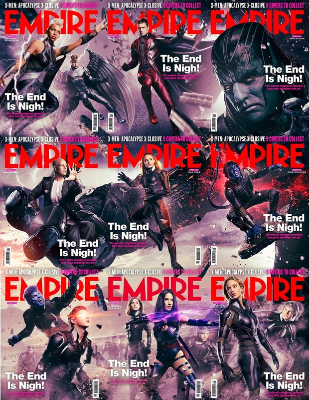 Super portada de Empire con X Men Apocalypsis