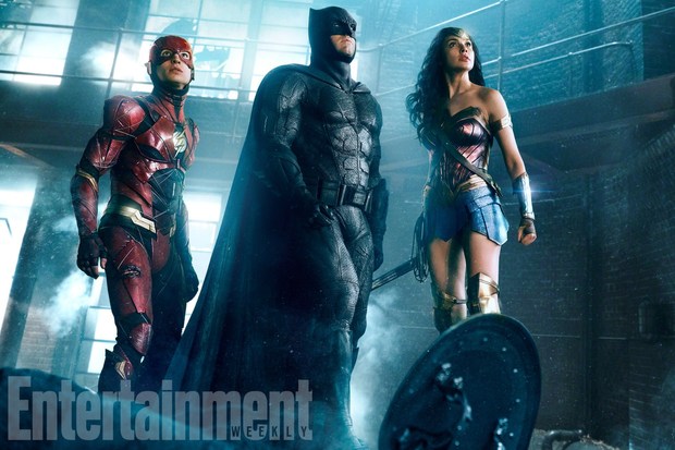 JUSTICE LEAGUE, nueva imagen con Flash, Wonder Woman y Batman