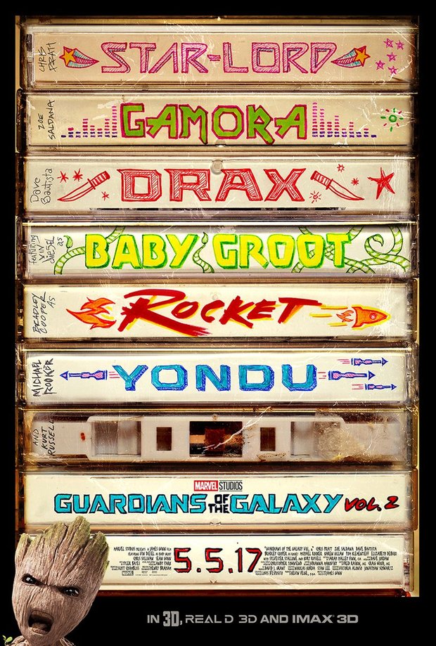 Nuevo póster de Guardianes de la Galaxia Vol- 2