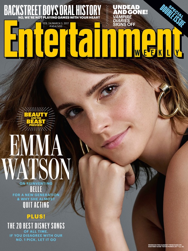 Emma Watson en portada de Entertainment Weekly con cinco nuevas imágenes de La Bella y La Bestia