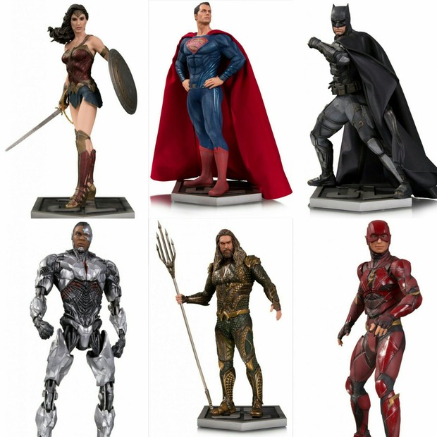 JUSTICE LEAGUE, estatuas de DC Collectibles