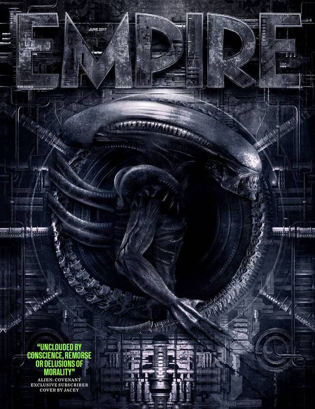 Alien Covenant en la portada exclusiva para suscriptores de EMPIRE e imágenes interiores con confirmaciones y mucha, mucha  sangre (SPOILERS)
