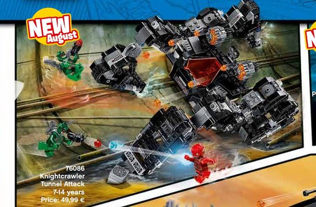 Sets de Lego del Knightcrawler, el Flying Fox y de Atlantis con el primer vistazo al Steppenwolf