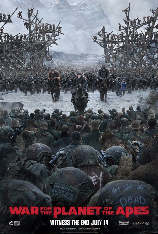 Trailer final y nuevo póster de War For The Planet Of The Apes