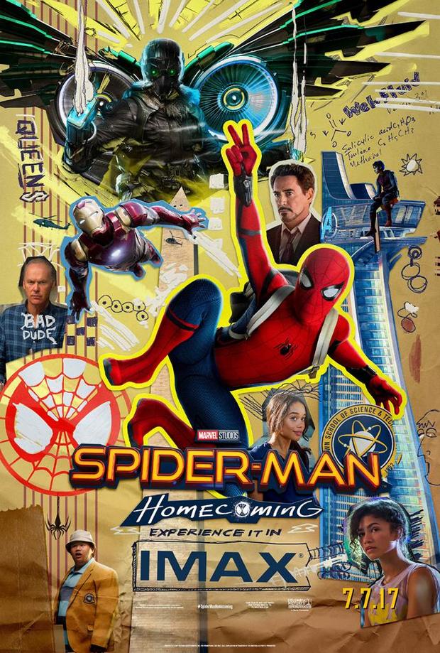 Póster oficial de Imax, de Spider-Man HomeComing