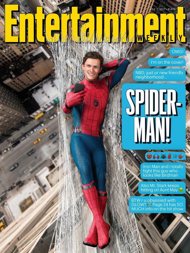 Portada de Entertainment Weekly con SpiderMan