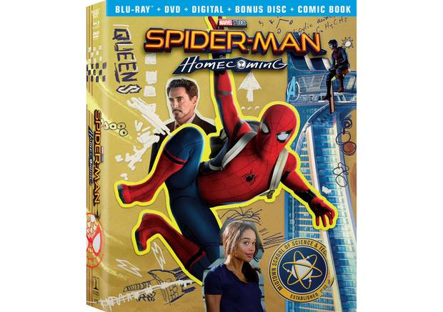 Spiderman Homecoming, portada de la edición exclusiva de Target con disco extra y cómic