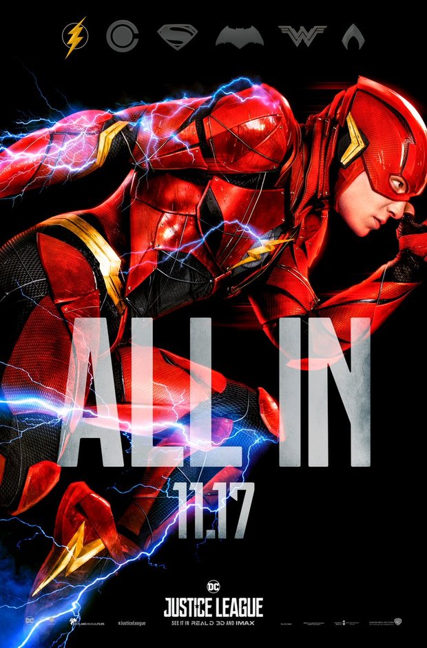 Flash, Trailer de La Liga de la Justicia el domingo