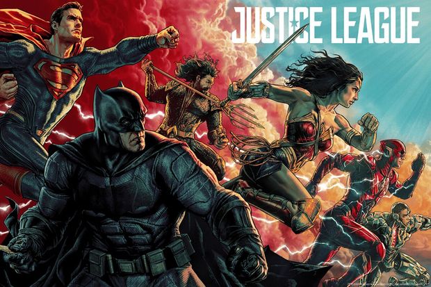 La Liga de la Justicia, póster de Mondo