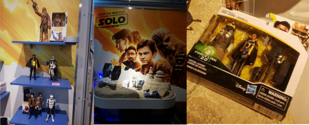 Juguetes de la película de Han Solo