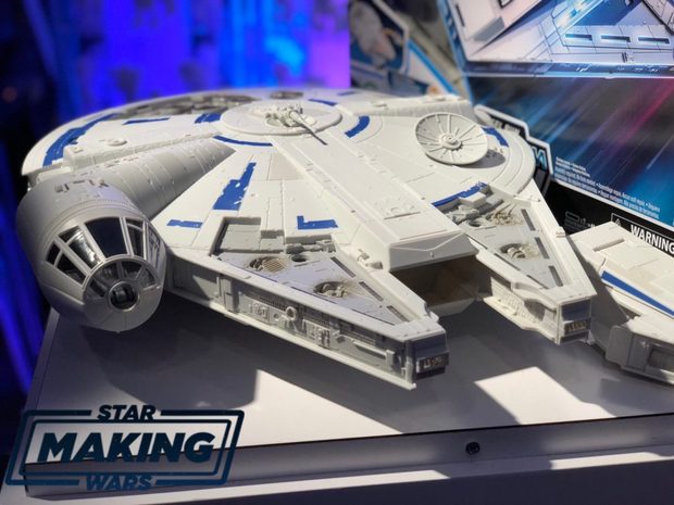 Figuras y juguetes de Solo - Una Historia de Star Wars, con vistazo a la cápsula  desacoplable del Halcón y un nuevo crucero espacial imperial basado en uno de los primeros diseños barajados 