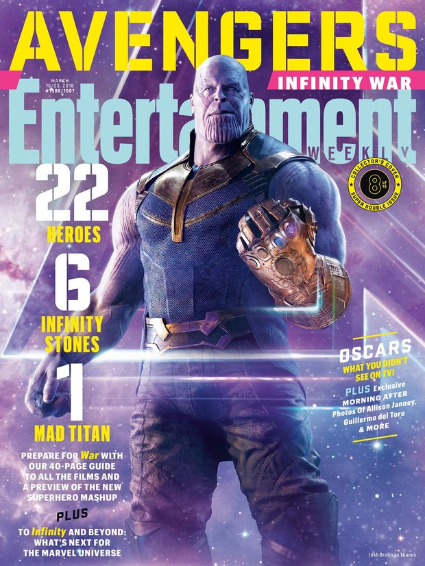 Las 15 portadas de Entertainment Weekly de La Guerra del Infinito