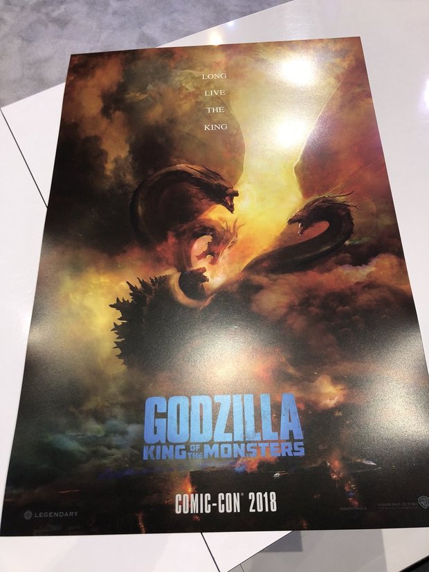 Primer trailer de GODZILLA Rey de los Monstruos, y póster de la Comic Con