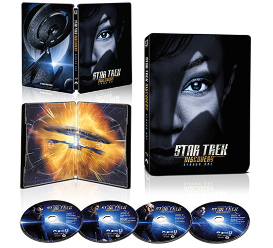 Estuche metálico de Star Trek Discovery; el 21 de noviembre saldrá el blu-ray en España