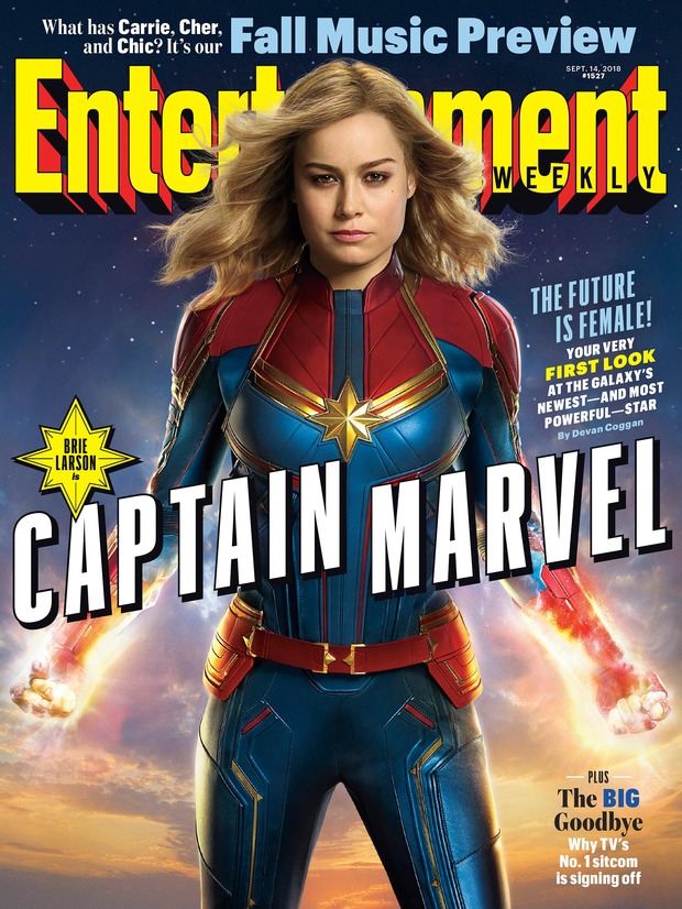  CAPITANA MARVEL en portada de Entertainment Weekly