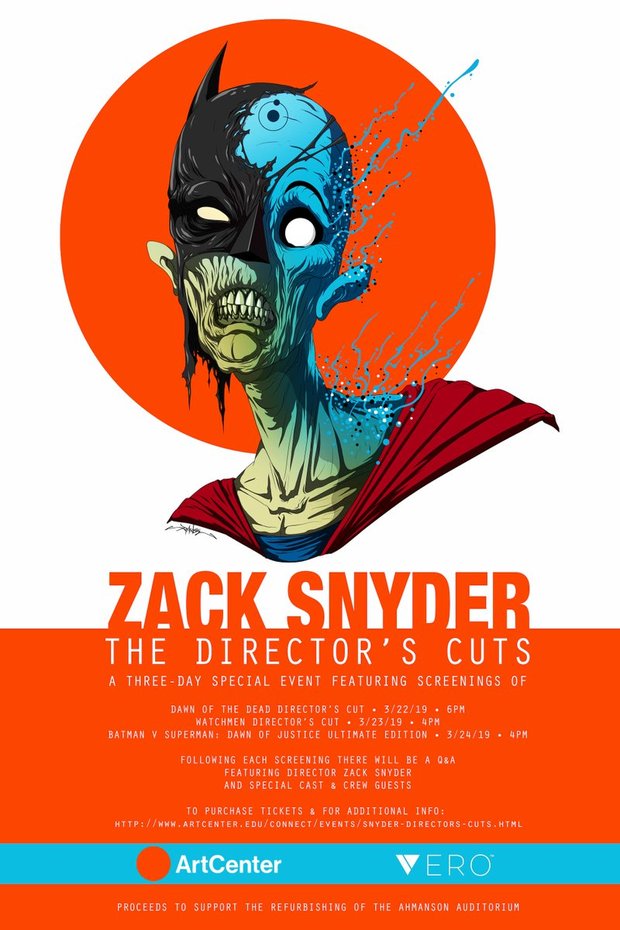 Póster del evento Zack Snyder - Los Cortes del Director