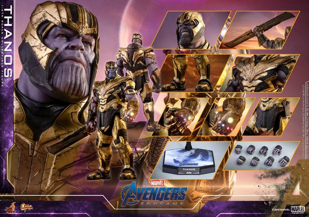 Hot Toys de la nueva armadura de Iron Man y de Thanos en VENGADORES ENDGAME