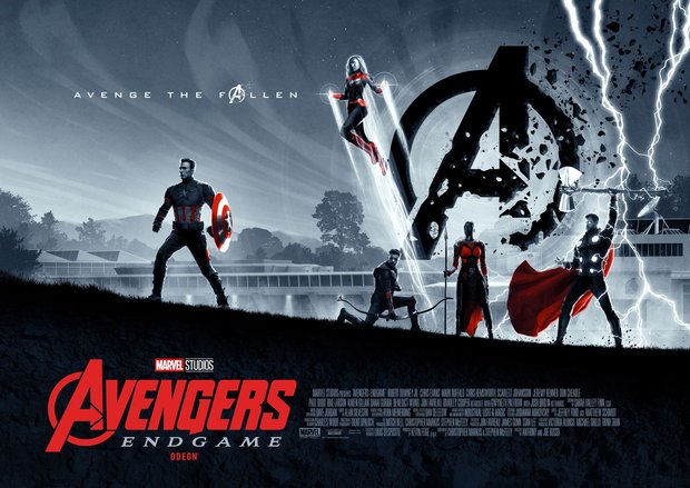 Póster de Matt Ferguson de VENGADORES ENDGAME / 2 y nuevo spot con más Capitana Marvel 