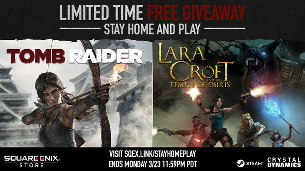 Tomb Raider y Lara Croft y el Templo de Osiris gratis para pc en Steam