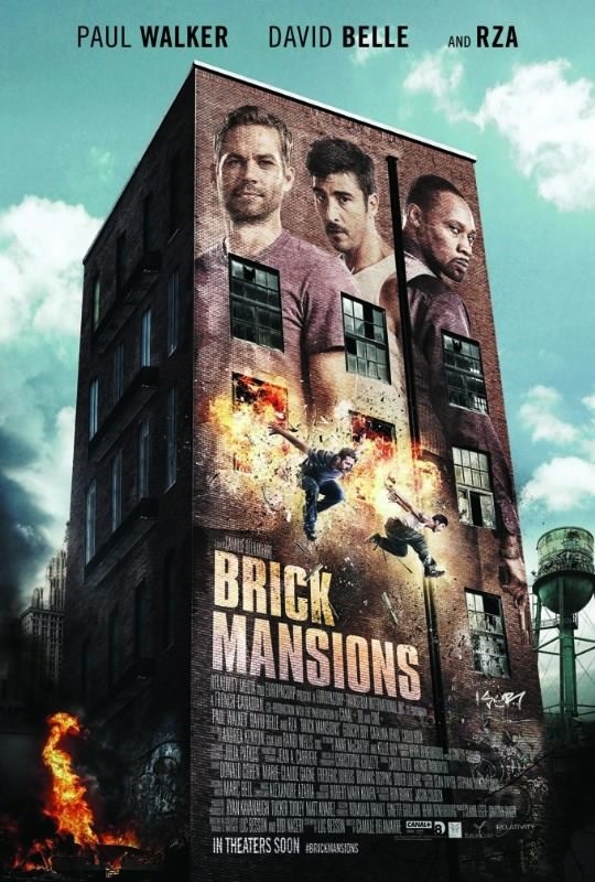 Póster de Brick Mansions, lo último de Paul Walker