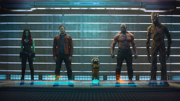 Featurettes "Meet the Guardians", con algunas escenas nuevas y la voz de Rocket Racoon y Groot