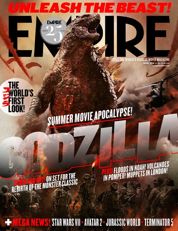 "UNLEASH THE BEAST". Nueva portada de EMPIRE con Godzilla
