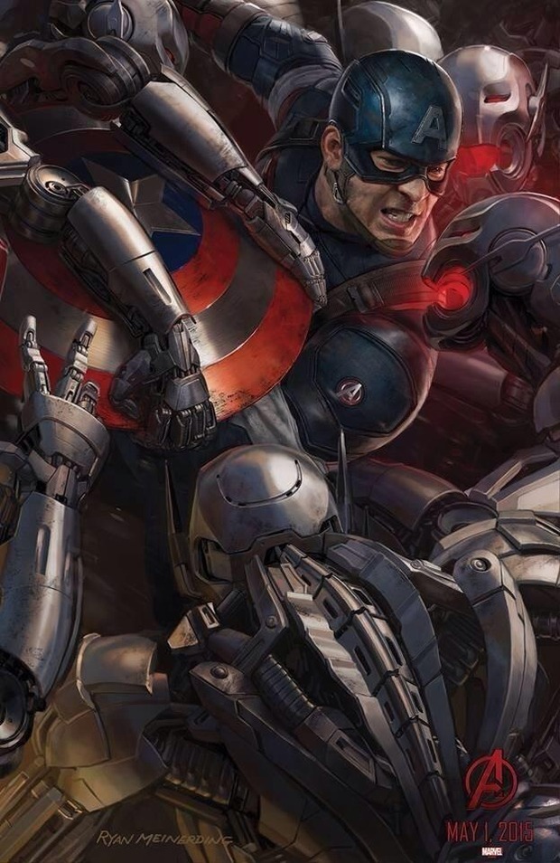 SDCC 14: concept art poster del Capitán America