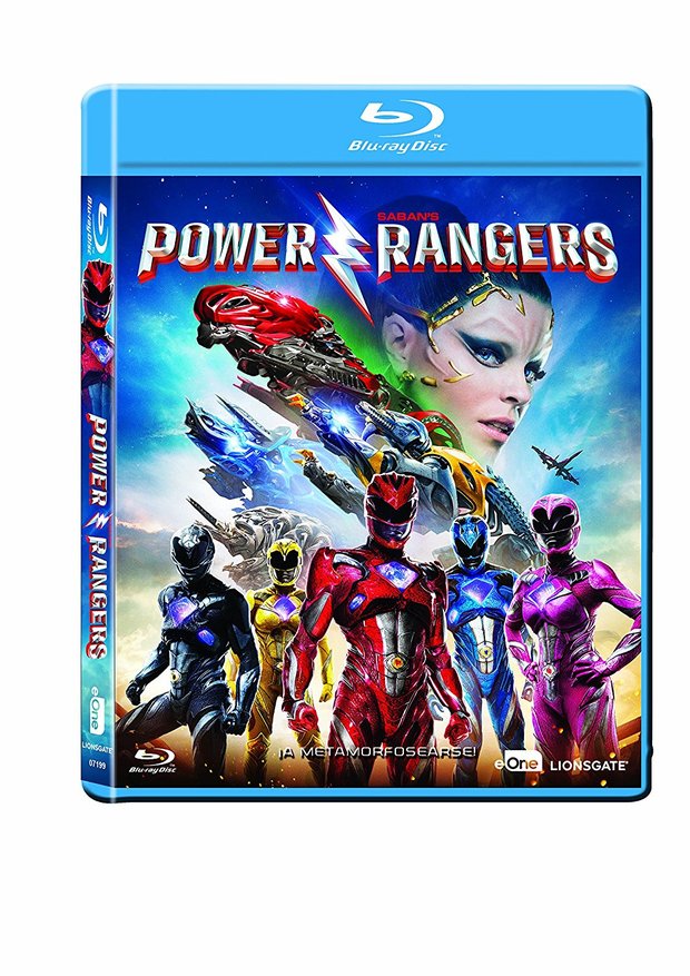 Power Rangers: Caratula y extras del Blu-Ray de e-One.