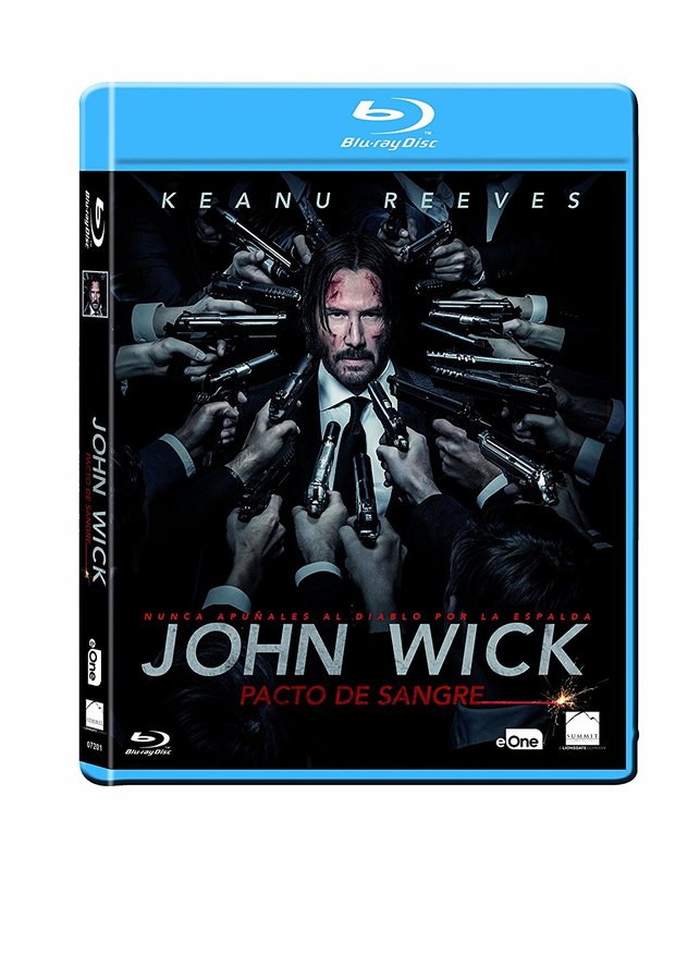 John Wick Pacto de Sangre: Caratula y extras del Blu-Ray de eOne.