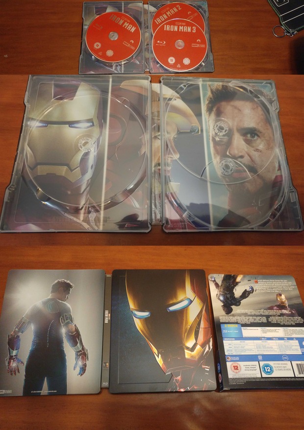 Trilogía Iron Man por fin en casa