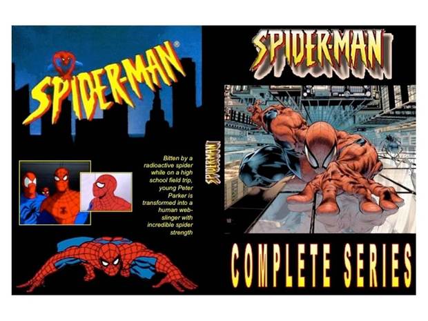 Mis carátulas... para antigua serie de dibujos Spider-Man (en DVD)