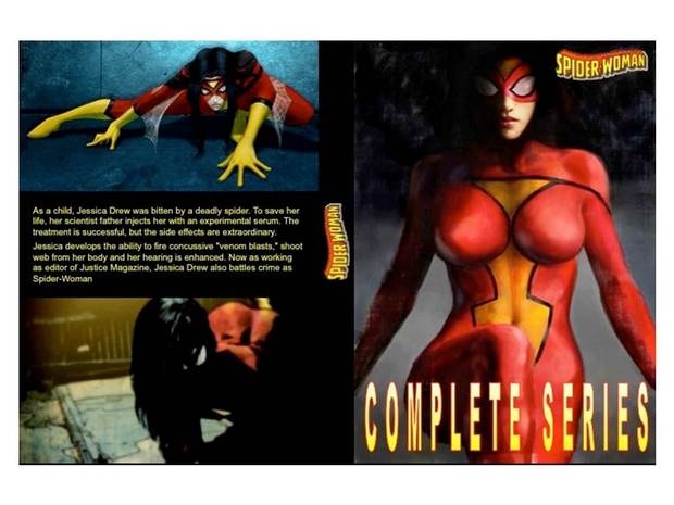 Mis carátulas... para antigua serie de dibujos Spider-Woman (en DVD)