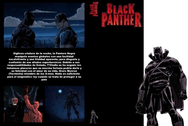 Mis carátulas... para la serie de dibujos Black Panther (en DVD)