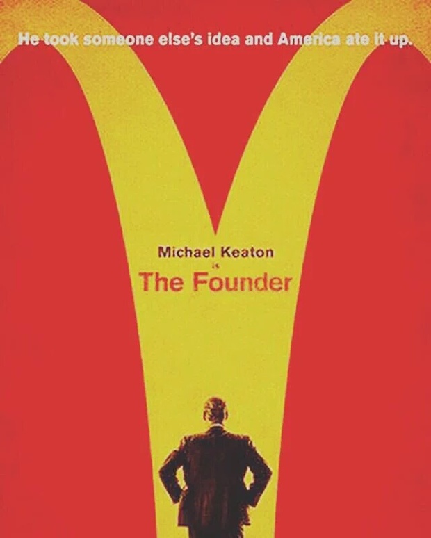 Póster de la Película de McDonalds protagonizada por Michael Keaton.