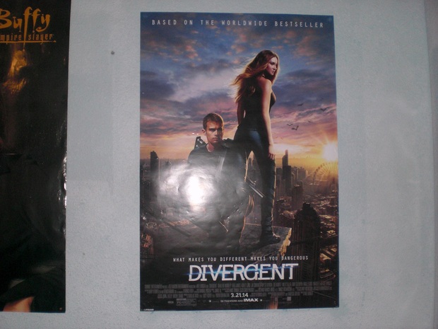 Recibido de Amazon ES, póster Divergent! 