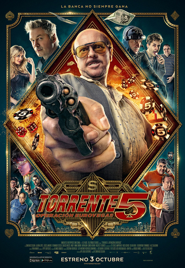 Póster oficial y nuevas imágenes de Torrente 5: Operación Eurovegas 2