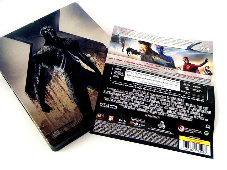 Fotografías del FuturePak de X-Men: Días del Futuro Pasado en Blu-ray 9