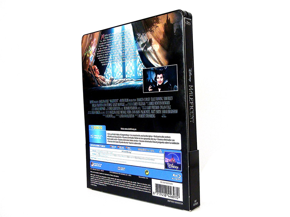 Fotografías del Steelbook de Maléfica en Blu-ray 3