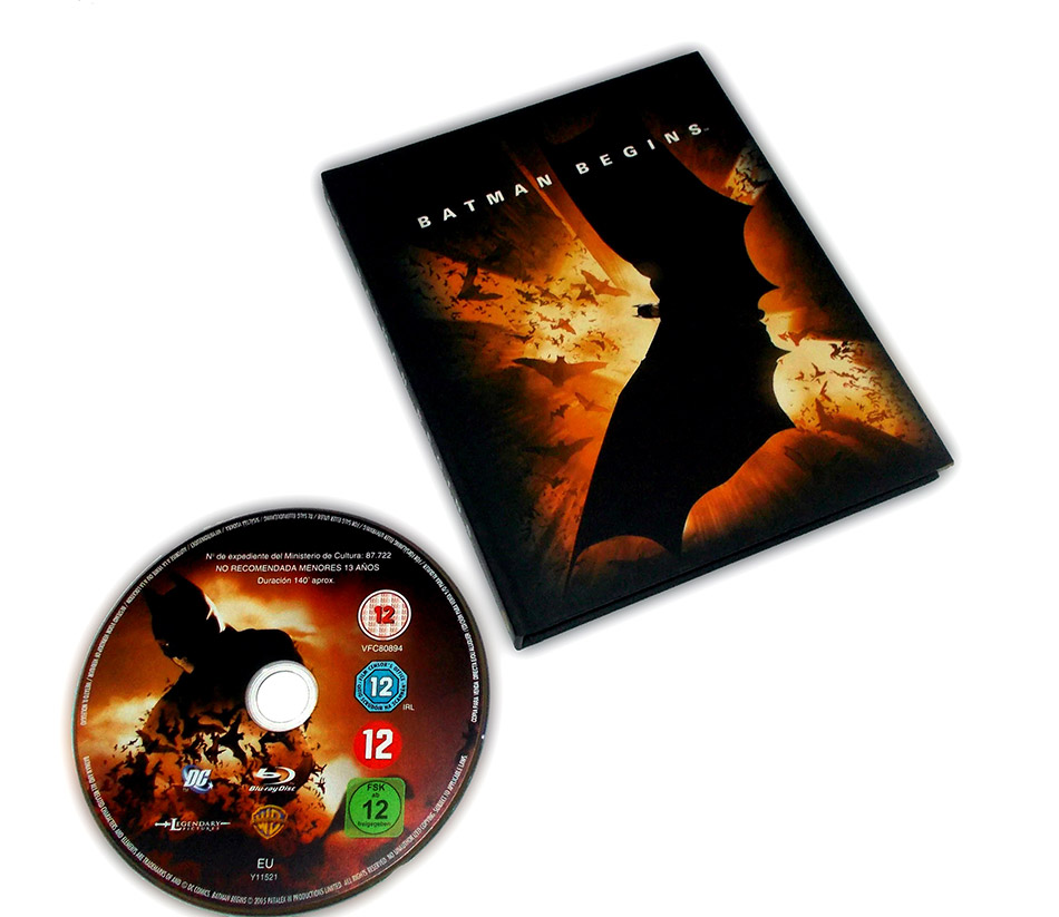 Fotografías del Digibook de Batman Begins en Blu-ray 13