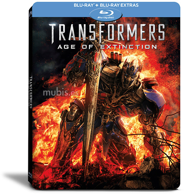 Steelbook exclusivo de Transformers: La Era de la Extinción en Blu-ray