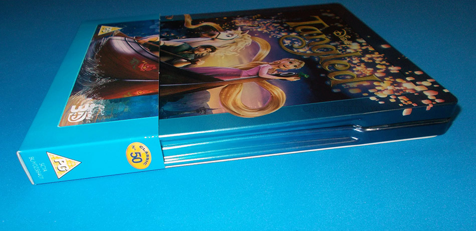 Fotografías del Steelbook de Enredados en Blu-ray 3D y 2D (UK) 4