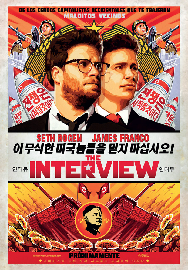 Cartel teaser y primeras imágenes de The Interview 2