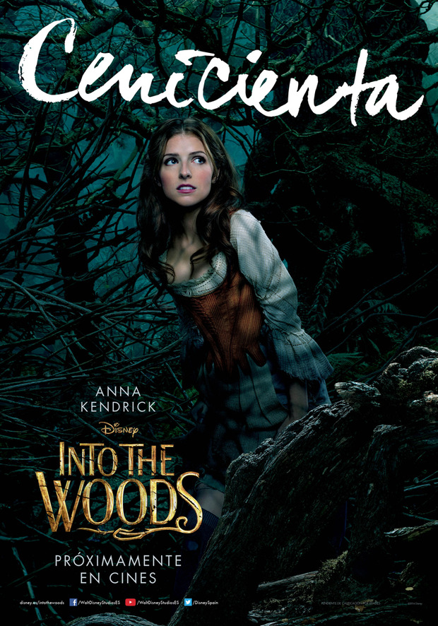 Carteles de personajes de Into the Woods 1