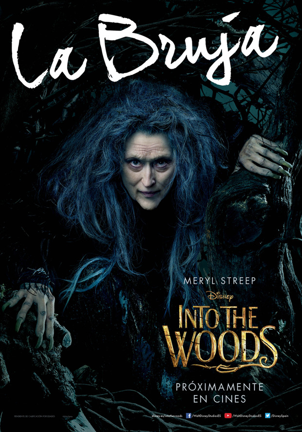 Carteles de personajes de Into the Woods 2