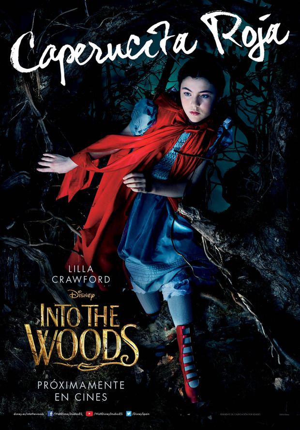 Carteles de personajes de Into the Woods 3