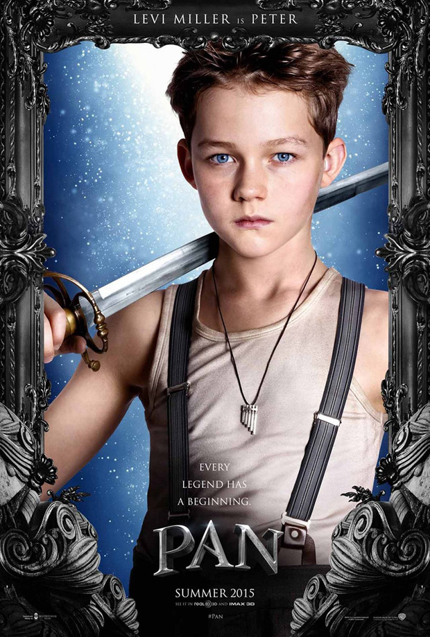 Póster individuales de Pan, la película sobre el origen de Peter Pan 2