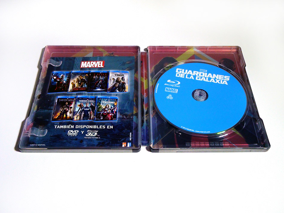 Fotografías del Steelbook de Guardianes de la Galaxia en Blu-ray 14