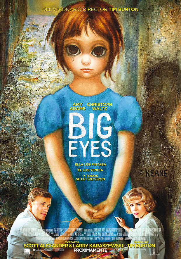 Big Eyes de Tim Burton; cartel español e imágenes 2