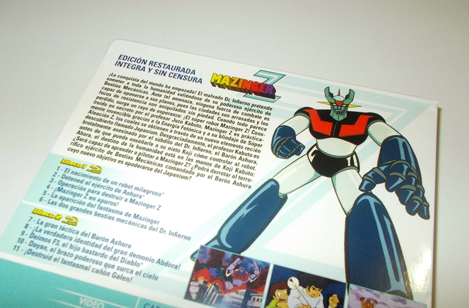 Fotografías del Box 1 de Mazinger Z en Blu-ray 7